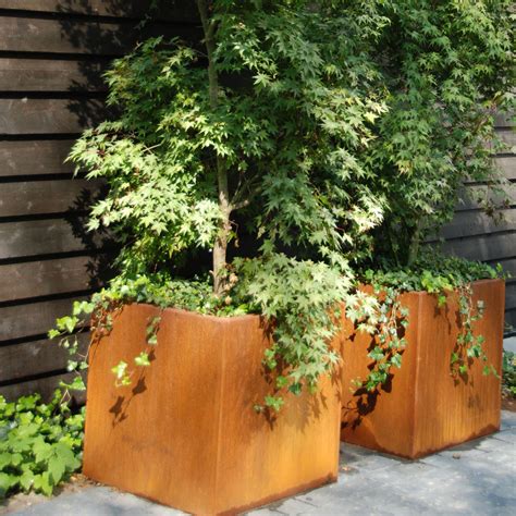 Adezz Corten Steel Andes-Planter | Steel planters, Corten steel planters, Planter pots outdoor