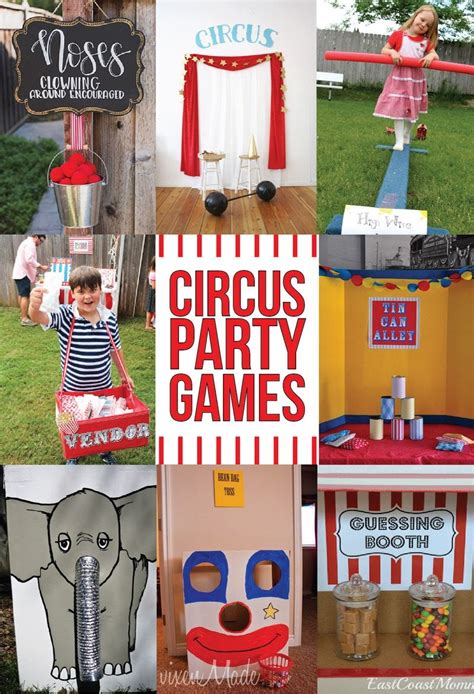 The Best Circus Party Ideas - Games, Food, and More | Circus theme ...