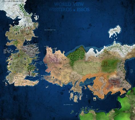 Westeros Essos World Map - Gretna Hildegaard