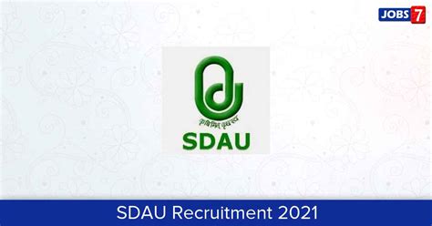 SDAU Recruitment 2024: Jobs in SDAU | Apply @ www.sdau.edu.in