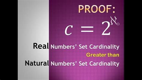 There are more Real Numbers than Natural Numbers || Proof ...