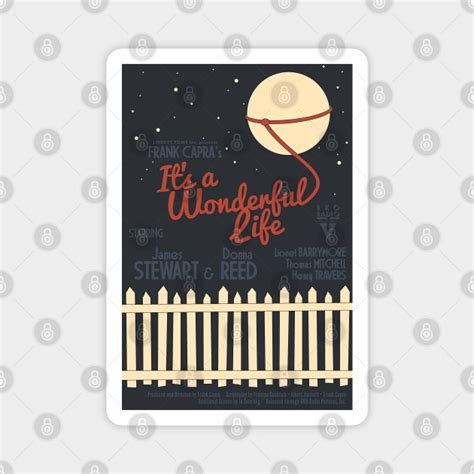 It's A Wonderful Life Movie Poster - Its A Wonderful Life - Magnet ...