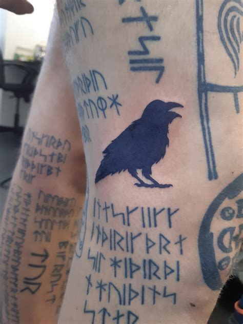 Viking Tattoos Runes Raven | Norse tattoo, Tattoos, Viking tattoos