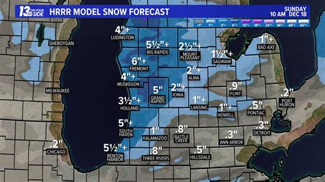 Lake-Effect Snow Continues To Impact West Michigan! | wzzm13.com