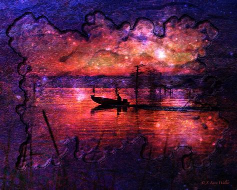 Out Of This World Fishing Hole Digital Art by J Larry Walker - Fine Art ...