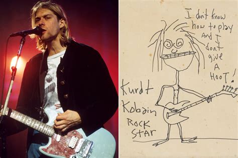 Kurt Cobain's Self-Portrait Sketch from 1992 Sells at Auction for $281,250