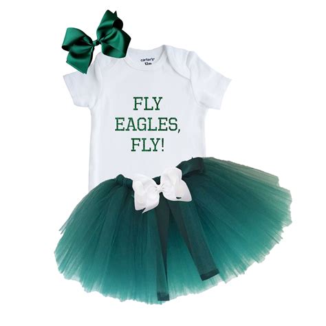 Eagles Girl's Outfit, Eagles Fan Outfit, Girls Eagles Outfit, Eagles ...