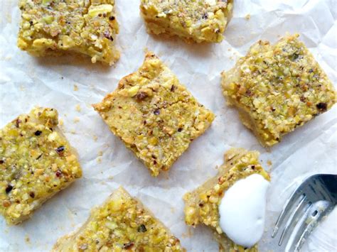 Pistachio Lemon Bars | Naive Cook Cooks