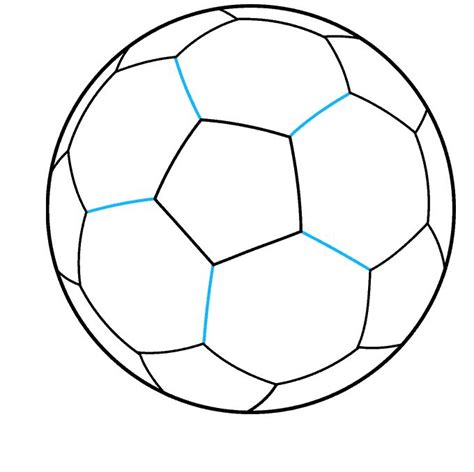 How to Draw a Soccer Ball | Easy Drawing Guides | Aquarell karte ...