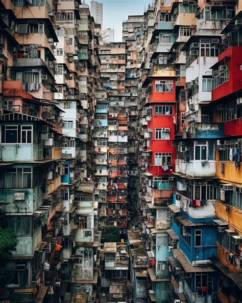 Homes and Shops That Made Up The Walls Of Kowloon City