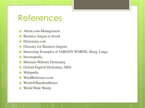 Business Jargon Definition English - Biusnsse