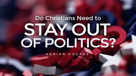 Do Christians Need to Stay Out of… | Love Worth Finding Ministries