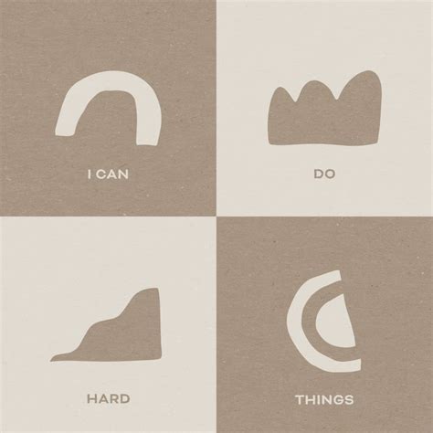 I Can Do Hard Things | Inspirational Quote Art by Leigh the Studio ...