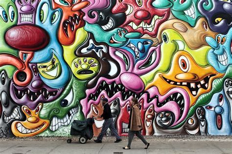 Mural By Graffiti Artist Kenny Scharf Is Latest Work To Adorn Bowery Mural Wall | Wall street ...