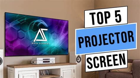 Top 5 Best Projector Screen in 2023 | Best Projector Screens - Reviews - YouTube