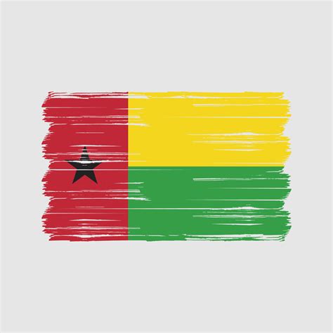 Guinea Bissau Flag Brush. National Flag 11510254 Vector Art at Vecteezy