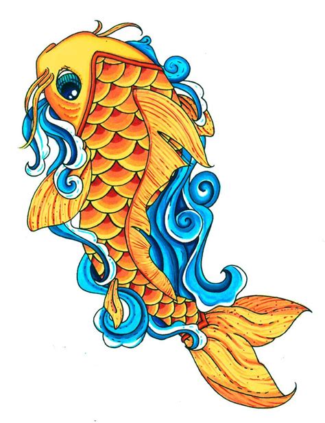 Koi Fish Color by Pick-Your-Poison on deviantART | Koi fish drawing ...