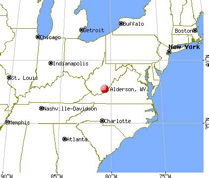 Alderson, West Virginia (WV 24910) profile: population, maps, real ...