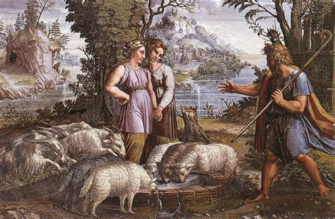 Jacob's Encounter with Rachel, 1518 - 1519 - Raphael - WikiArt.org