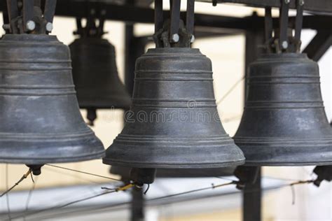 Church Bell, Several Church Bells, Bell Ringing. Stock Photo - Image of medieval, culture: 125728222