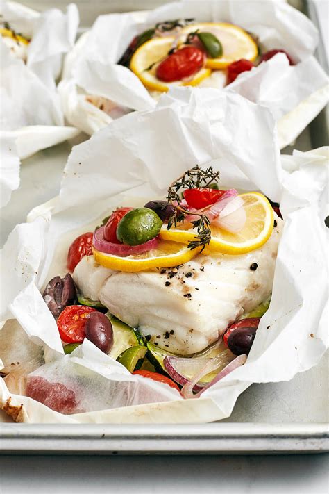 Mediterranean Cod en Papillote (Fish in Paper) - mybesthealthyblog.com