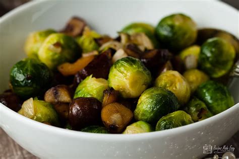 Brussels Sprouts and Chestnuts | Recipes Made Easy