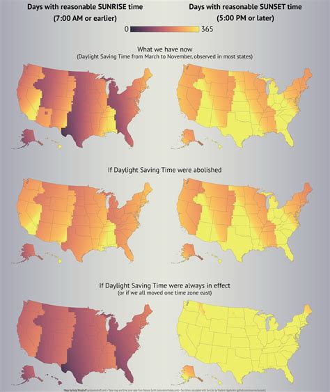 Daylight saving time geography - Vivid Maps