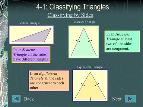 Congruent Triangles 4-1: Classifying Triangles - ppt download