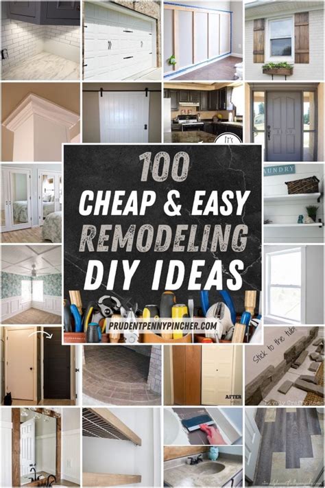 100 DIY Remodeling Ideas on a Budget - Prudent Penny Pincher