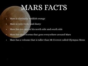 Mars Facts - Digital Media Engineering