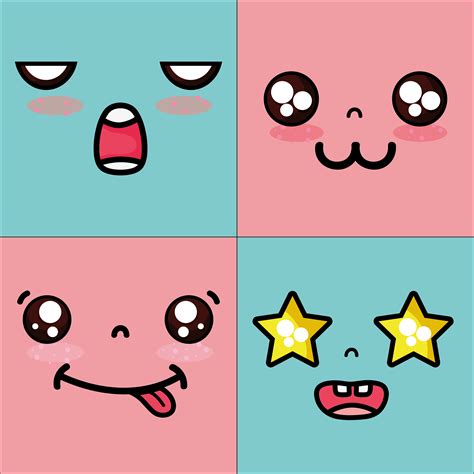 Cute Kawaii Face SVG