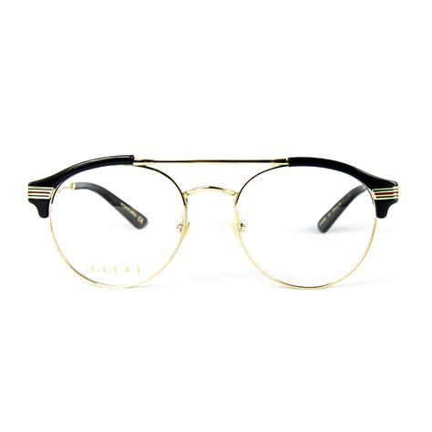 Men's 0289O Round Optical Frames // Black - Gucci - Touch of Modern