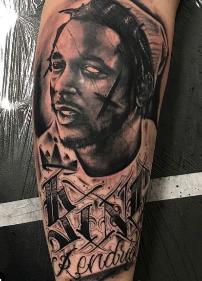 Best 20 Kendrick Lamar Fan Tattoos – NSF – Music Magazine Fan Tattoo ...