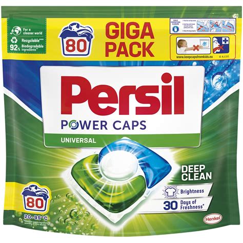 Detergent de rufe capsule Persil Power Caps Universal, 80 spalari - eMAG.ro