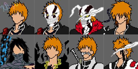 ArtStation - Pixel Art-Ichigo's Forms