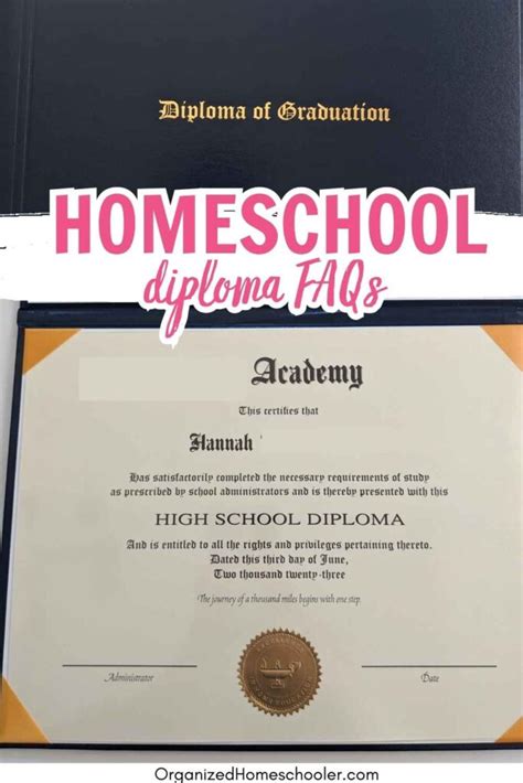 8 Things You Need to Know About Homeschool Diplomas ~ The Organized Homeschooler