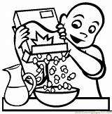 Cereal Coloring Pages  Nation sketch template