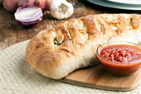 Whole Wheat Vegetarian Stromboli Recipe