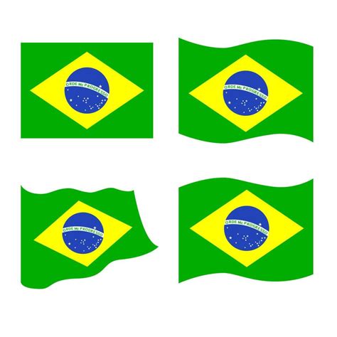 brazil flag Vector file 11439882 Vector Art at Vecteezy