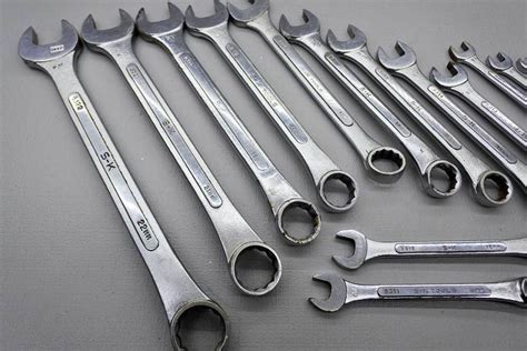 S K USA Metric Spanner Set Sizes 7-22mm - Tool Exchange