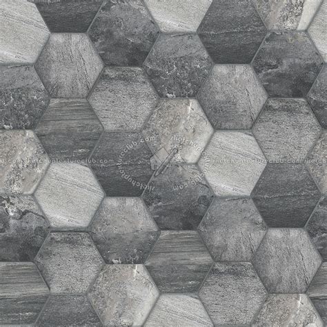 Hexagonal stone tile texture seamless 16865