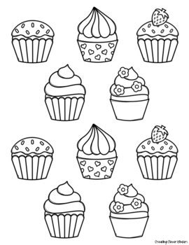 Cupcake Subtraction- Pete the Cat and the Missing Cupcakes Craft