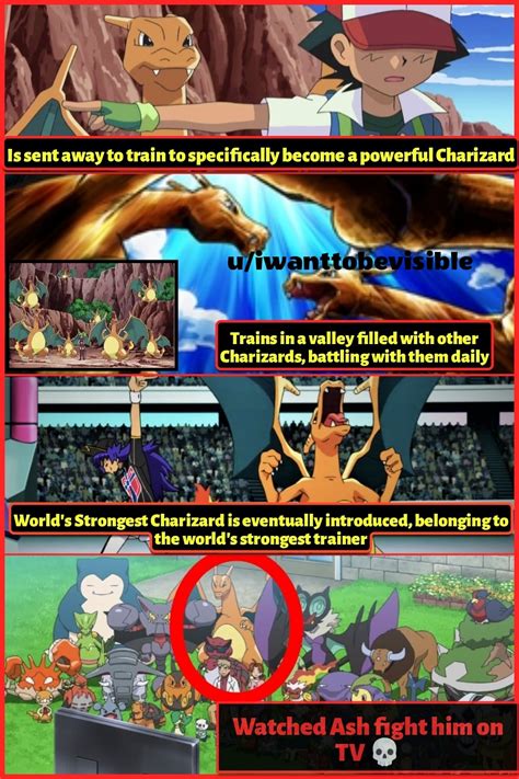 Ash's Charizard was robbed. Bro trained all those seasons for nothing : r/pokemonmemes