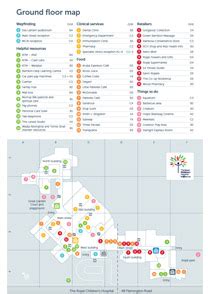 Your guide to the RCH : Hospital map