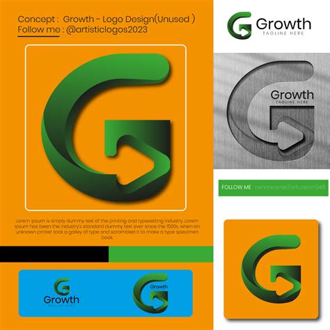 GROWTH LOGO DESIGN on Behance