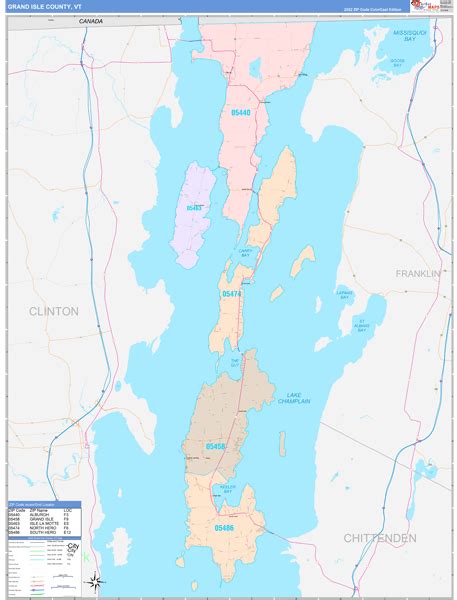 Maps of Grand Isle County Vermont - marketmaps.com