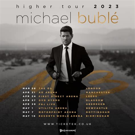 Michael Bublé Announces 2023 UK Arena Tour - Hollywood Ruler™ | Featuring those who Rule Hollywood