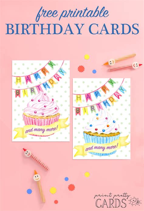 Free Happy Birthday Card Printable | Print Pretty Cards