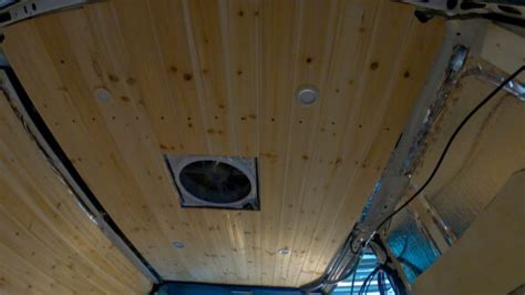 Chevy Astro Camper Van Build: Cedar Plank Ceiling Installation Seeking ...