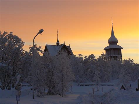 La chiesa all'alba - The church at dawn (Patrizia Cicini, Kiruna) Kiruna, Alba, Dawn, Northern ...